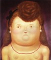 Mädchen Bogen Fernando Botero